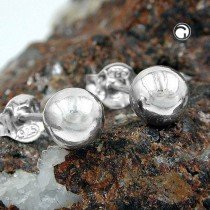 Ohrstecker 6mm Kugel 925 Sterlingsilber
