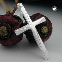 Anhänger Kreuz diamantiert 925 Sterlingsilber