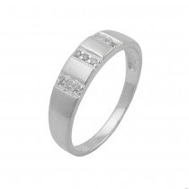 Ring kleine Zirkonia 925 Silber Größe 56