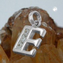 Anhänger Buchstabe E 925 Sterlingsilber