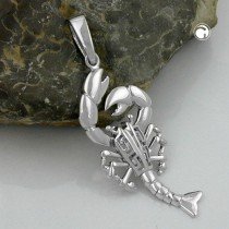 Anhänger Krebs rhodiniert 925 Sterlingsilber