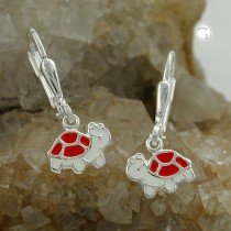 Ohrring Schildkröte 925 Sterlingsilber