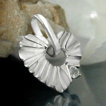 Anhänger Herz mit Zirkonia 925 Sterlingsilber