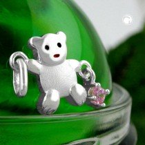 Anhänger Bär mit Zirkonia 925 Sterlingsilber