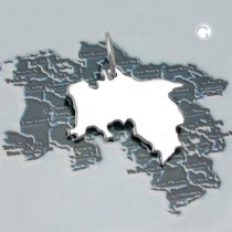 Anhänger BRD-Bundesland Niedersachsen 925 Sterlingsilber