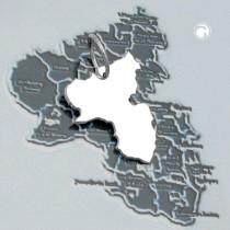 Anhänger BRD-Bundesland Rheinland-Pfalz 925 Sterlingsilber