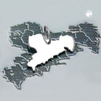 Anhänger BRD-Bundesland Sachsen 925 Sterlingsilber