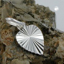 Anhänger Herz diamantiert 925 Sterlingsilber