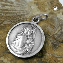 Anhänger Maria/Jesuskind 925 Sterlingsilber