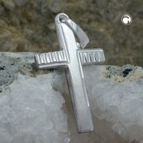 Anhänger Kreuz diamantiert 925 Sterlingsilber