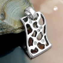 Anhänger mit Zirkonias 925 Sterlingsilber