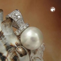 Anhänger Perle-Imitat 925 Sterlingsilber