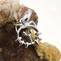 Anhänger Katzenkopf 925 Sterlingsilber