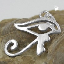 Anhänger Schutzsymbol Horusauge 20mm 925 Sterlingsilber