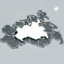 Anhänger BRD-Bundesland Mecklenburg-Vorpommern 925 Sterlingsilber