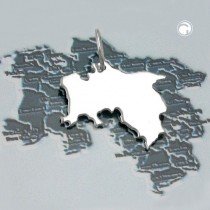 Anhänger BRD-Bundesland Niedersachsen 925 Sterlingsilber