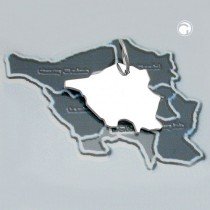 Anhänger BRD-Bundesland Saarland 925 Sterlingsilber