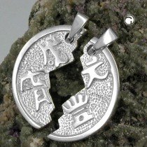 Anhänger chinesische Münze 925 Sterlingsilber