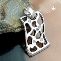 Anhänger mit Zirkonias 925 Sterlingsilber