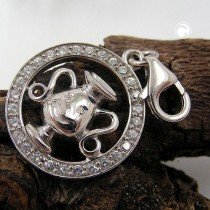 Anhänger Charm Wassermann 925 Sterlingsilber