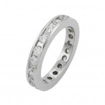 Ring besetzt mit Zirkonia 925 Silber Größe 60