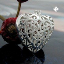 Anhänger filigranes Herz 925 Sterlingsilber