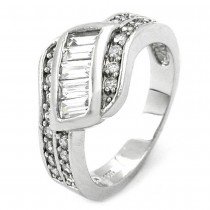 Ring Zirkonia weiß 925 Silber Größe 62
