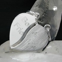 Anhänger Herz mit 2 Ösen 925 Sterlingsilber