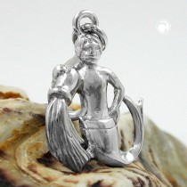Anhänger Charm Wassermann 925 Sterlingsilber