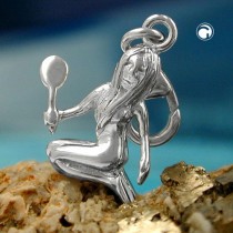Anhänger Charm Jungfrau 925 Sterlingsilber