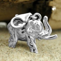 Anhänger Charm Elefant 925 Sterlingsilber