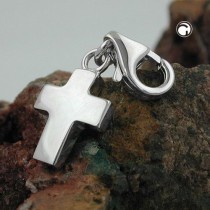 Anhänger Charm kleines Kreuz 925 Sterlingsilber