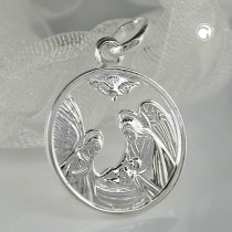 Anhänger Maria und Josef 925 Sterlingsilber
