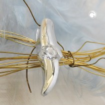Anhänger bicolor Zirkonia 925 Sterlingsilber