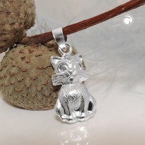 Anhänger Katze 925 Sterlingsilber