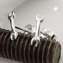 Ohrstecker Schraubenschlüssel 925 Sterlingsilber
