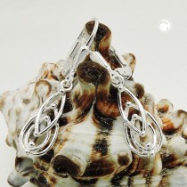 Ohrring Tropfen mit Kugeln 925 Sterlingsilber