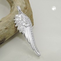 Anhänger Engelsflügel Zirkonia 925 Sterlingsilber