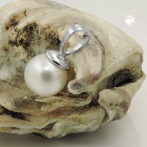 Anhänger ca. 8mm Zuchtperle 925 Sterlingsilber