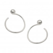 Ohrstecker Ohrspirale Kugel 925 Sterlingsilber