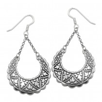 Ohrhaken Ohrhänger Ohrring Orient geschwärzt 925 Sterlingsilber