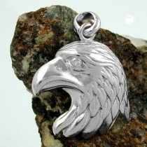 Anhänger Adlerkopf 925 Sterlingsilber