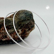 Creolen Ohrringe 100mm glänzend 925 Sterlingsilber