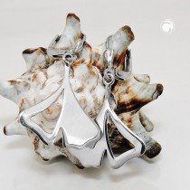 Ohrring Ginkgo-Blatt 925 Sterlingsilber