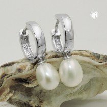 Creole mit Süßwasserzuchtperle 925 Sterlingsilber