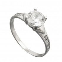 Ring Zirkonia 925 Silber Größe 60