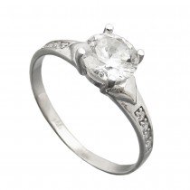 Ring Zirkonia 925 Silber Größe 60