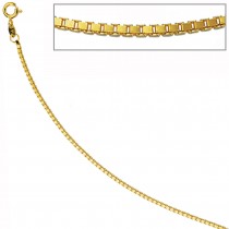 Venezianerkette 585 Gelbgold 1,5mm 50cm Gold Kette Halskette Goldkette