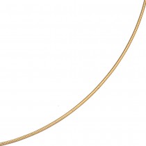Halsreif 333 Gelbgold 1,5mm 45cm Gold Kette Halskette Goldhalsreif Karabiner