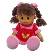 Puppe Poupetta Lucy mit braunem Haar 50cm